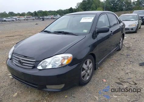 2004 Toyota Corolla S из США, поврежденный, VIN 2T1BR32E94C228891